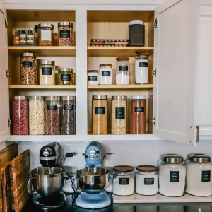 How to organize kitchen cabinets