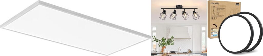 Kitchen Ceiling Light Fixture combined image