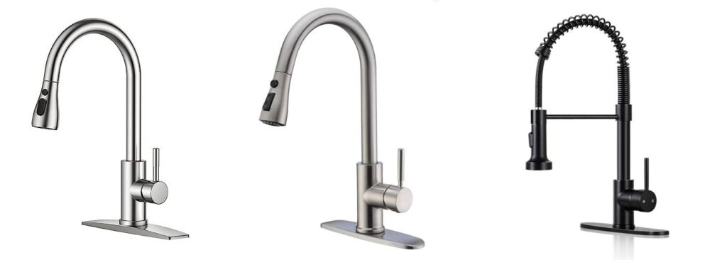 Kitchen Faucet For Low Water Pressure combined image