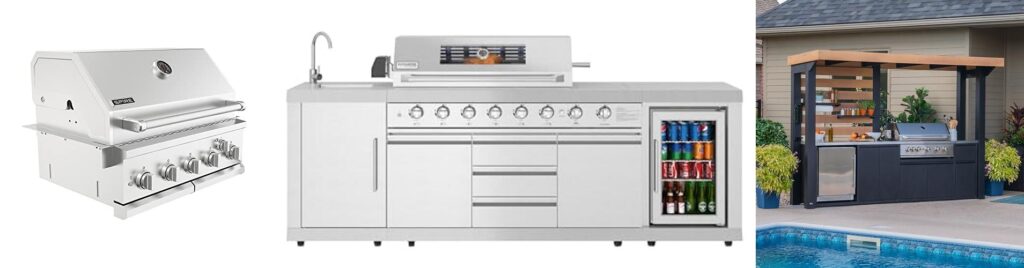 Outdoor Kitchen Kits combined image