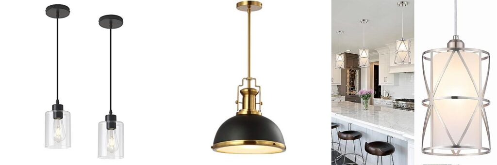Pendant Lighting For Kitchen Island combined image